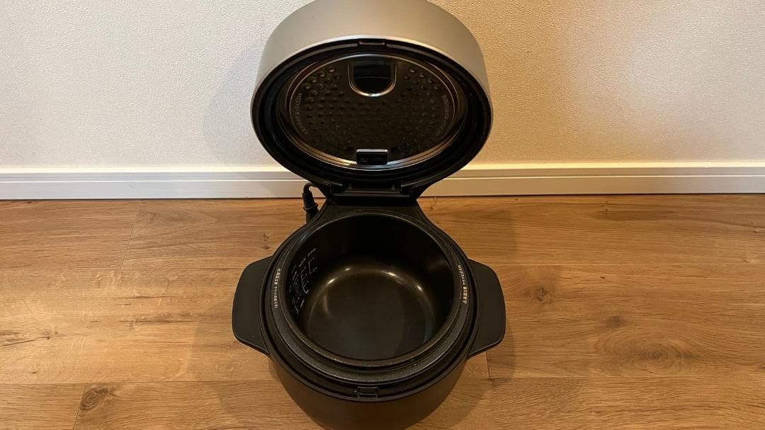 BALMUDA バルミューダ 電気炊飯器 K03A-BK 3合炊き ブラック