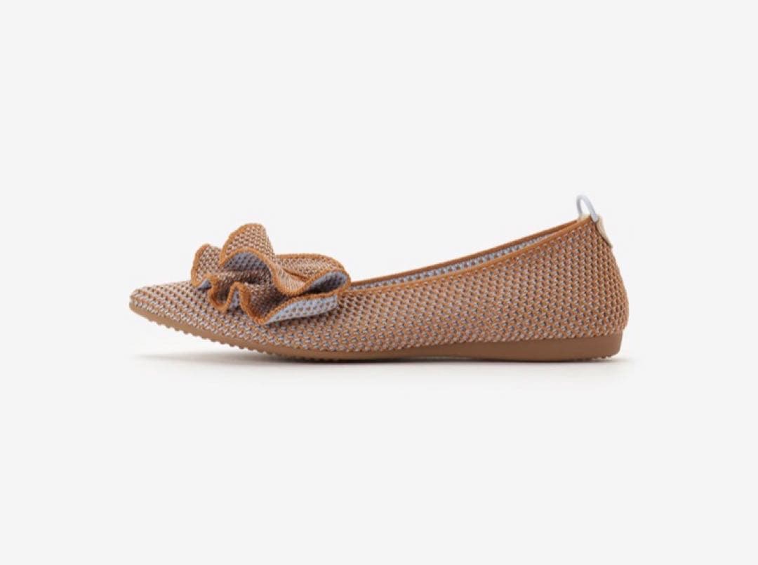 【未使用】Öffen オッフェン pointed-FRIN フリルパンプス 38