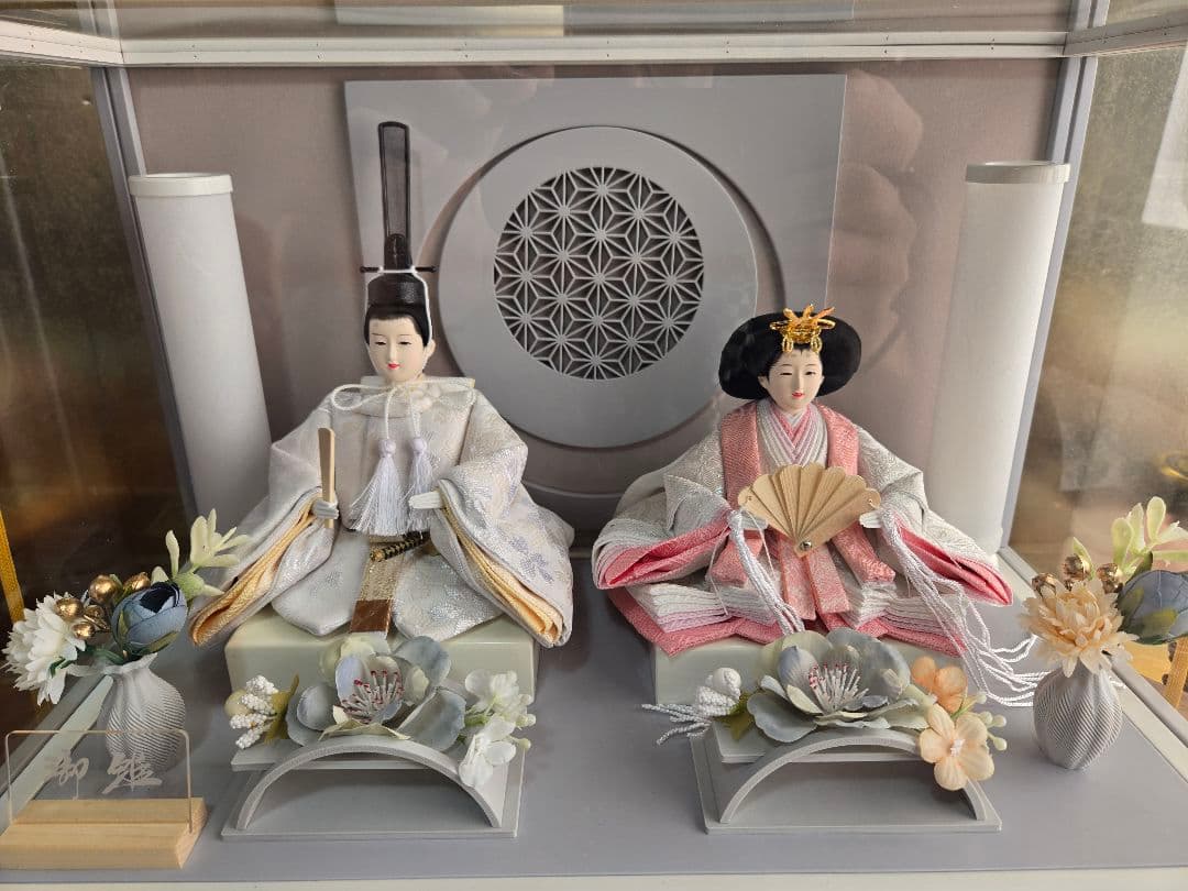 【一点限り】雛人形 ケース飾り　K60