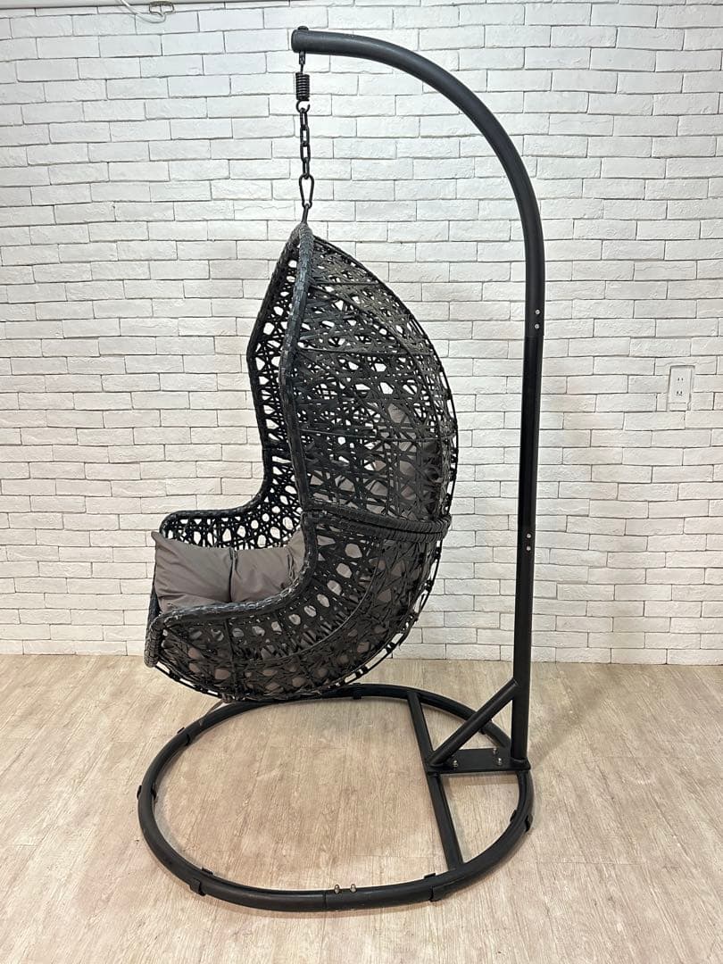 【東京都23区配送無料】ハンギング　チェア　たまご型　アウトドア　椅子　吊り下げ