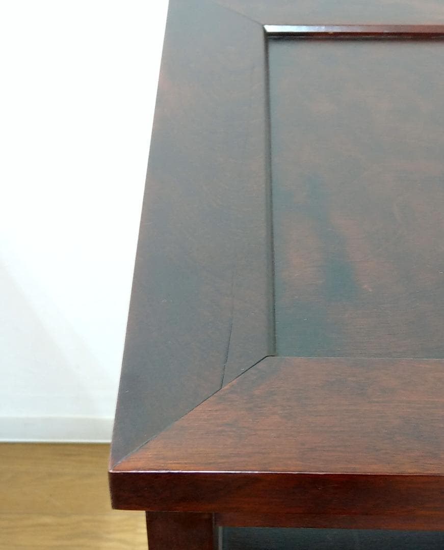 外装程度良 木製 樺材 無垢 北海道民芸家具 飾り棚 茶棚 食器棚 サイドボード