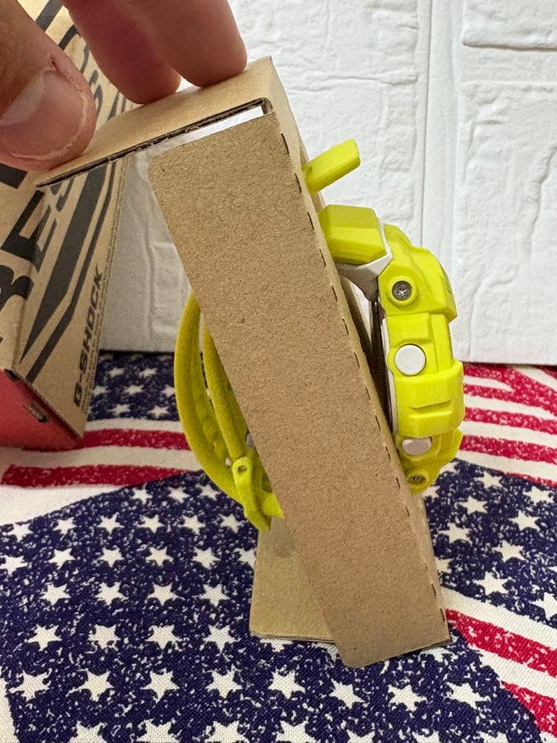 ٩( ᐛ )و試着のみ☆G-SHOCKイエロー☆GMA-b800٩( ᐛ )و