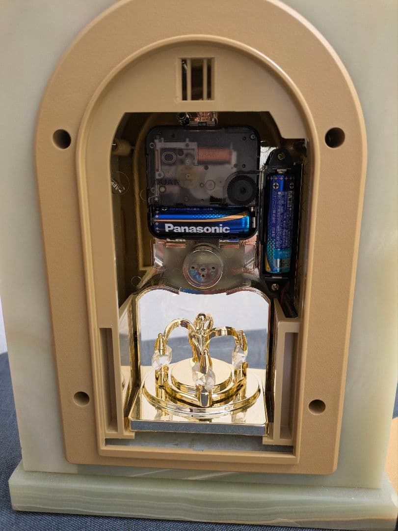 SEIKO アーチ型振り子置時計 グリーン