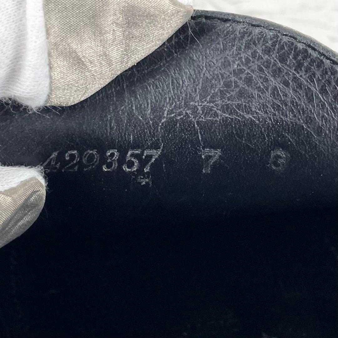 美品 グッチ PVC ローファー カレイド GG柄 ロゴ型押し ブラウン