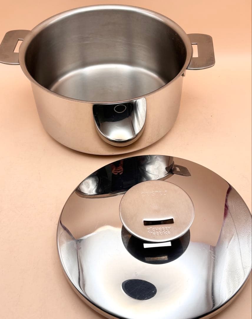 16cm CRISTEL クリステル グラフィット　深鍋