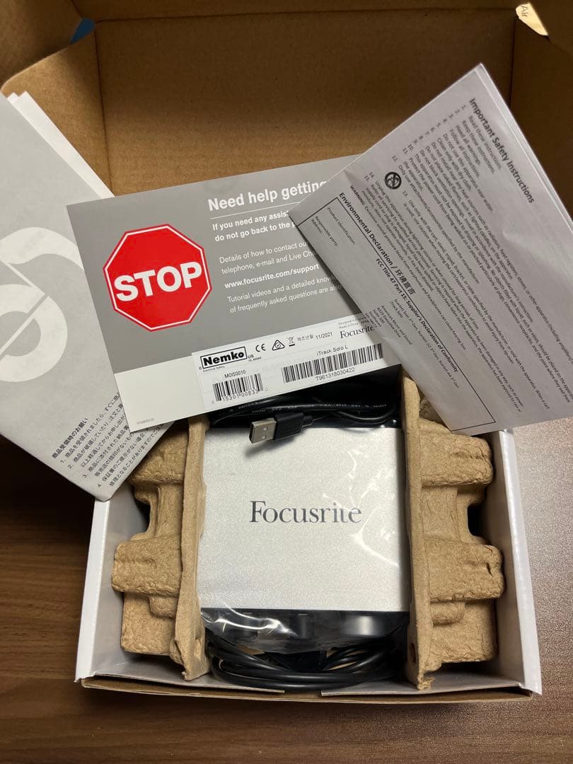 【美品】Focusrite iTrack Solo