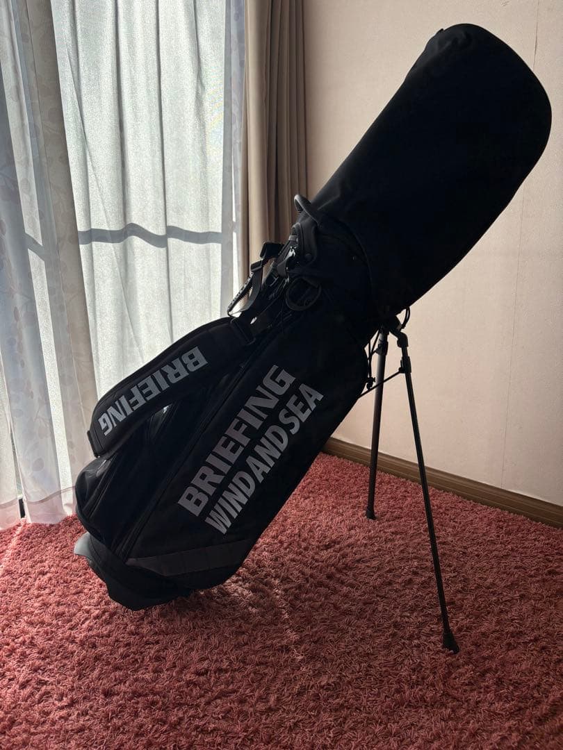 BRIEFING WIND AND SEA キャディバッグ ブラック