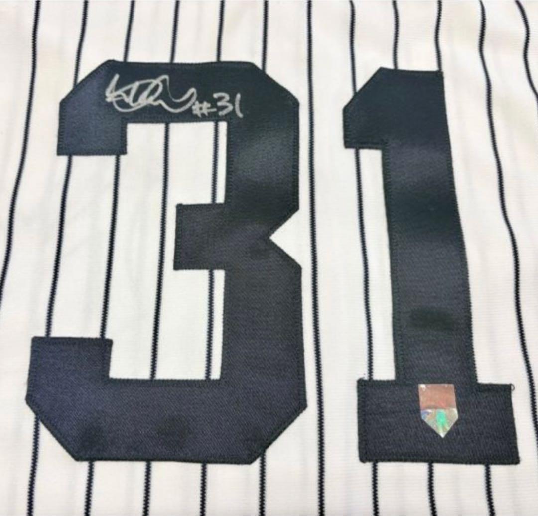 ヤンキース イチロー 直筆サイン入りユニフォーム 証明書付き