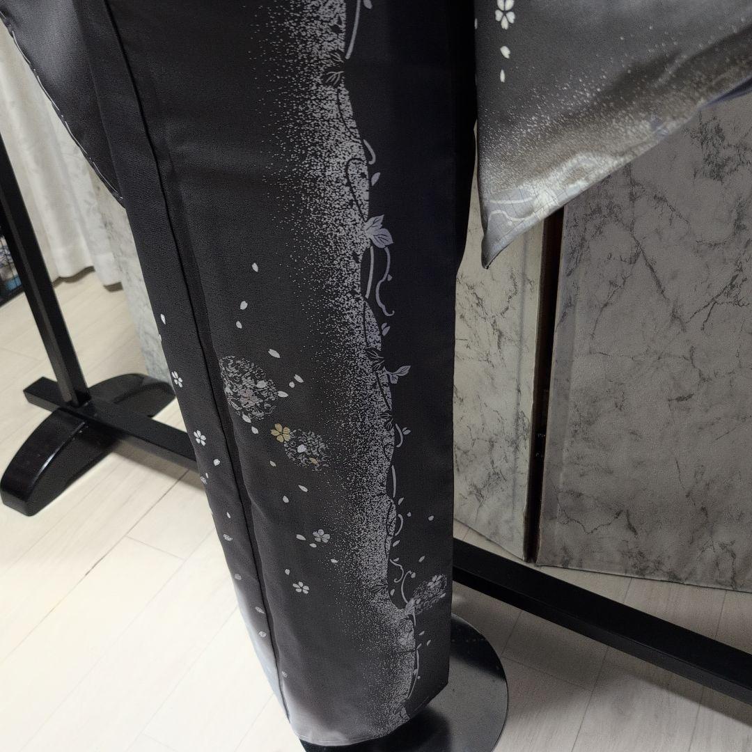 ご依頼品決定［染大島]　上質正絹付け下げ　永久きららガード保証付き