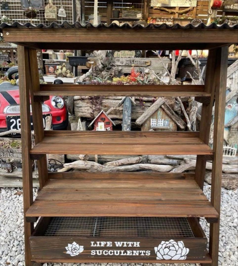 多肉植物棚　GAI-W655D（棚＋トレー）