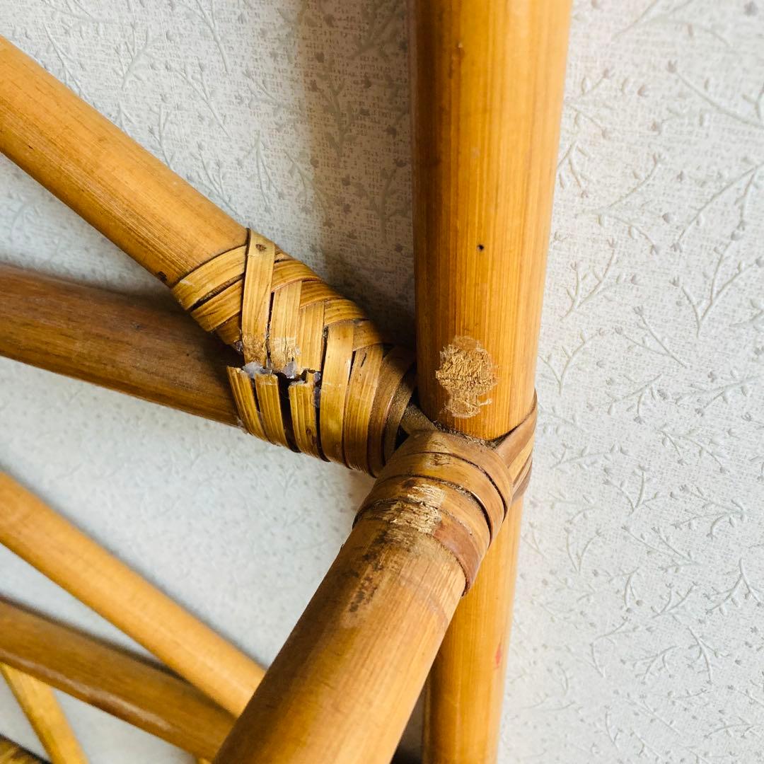 昭和レトロ ラタン 籐 4段チェスト ヴィンテージ