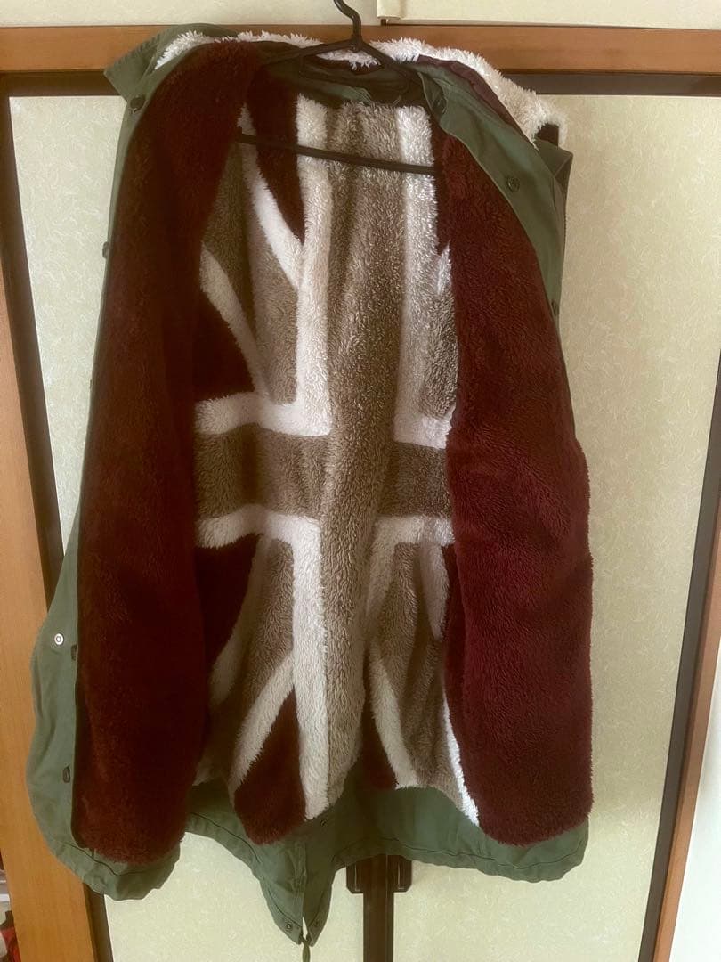 フレッドペリー　FREDPERRY ユニオンジャック　L カーキ　モッズコート