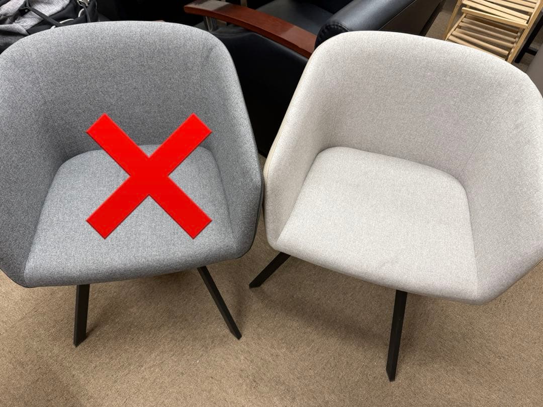 【a】ニトリ ダイニングチェア TD301 モカ 2脚