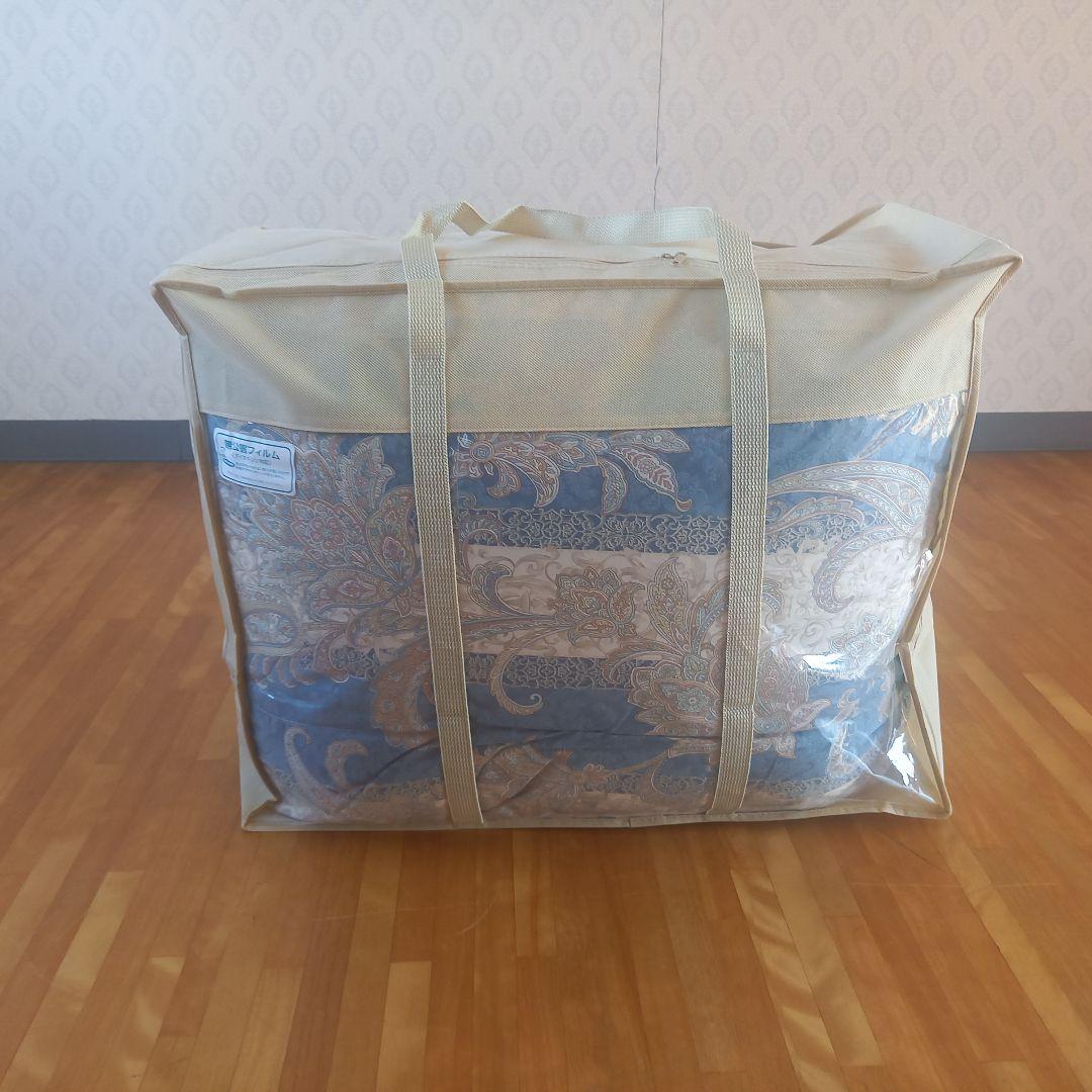 羽毛布団 増量 SDGS リフレッシュ羽毛 高密度生地 清潔 安心 日本製B⑮