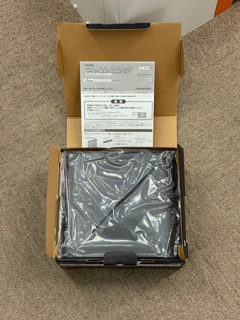 【新品】NEC WiFiルーターAterm PA-WX3600HP 純正品
