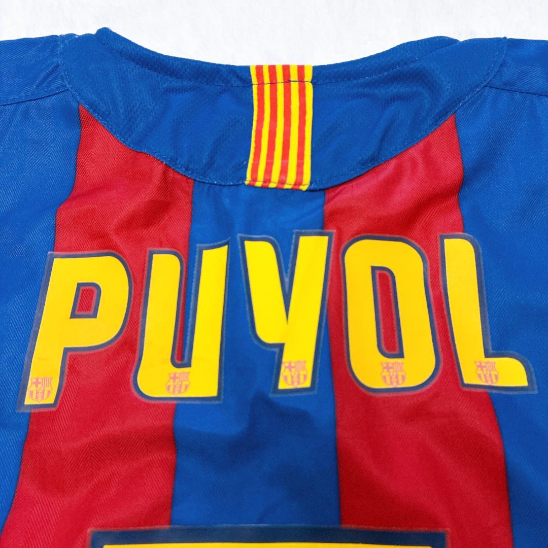 NIKE バルセロナ ユニフォーム プジョル 5番 M 長袖 バルサ FCB