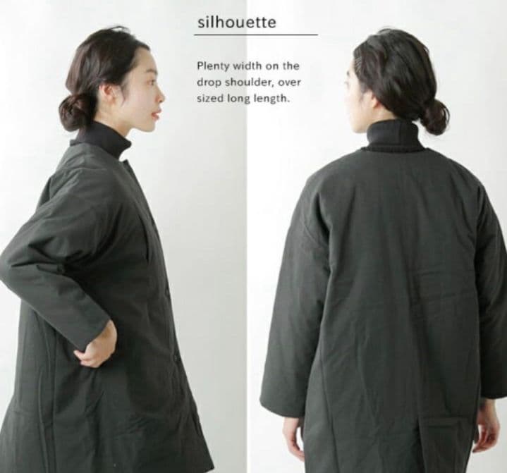 エバムエバ evam eva 中綿入りコート