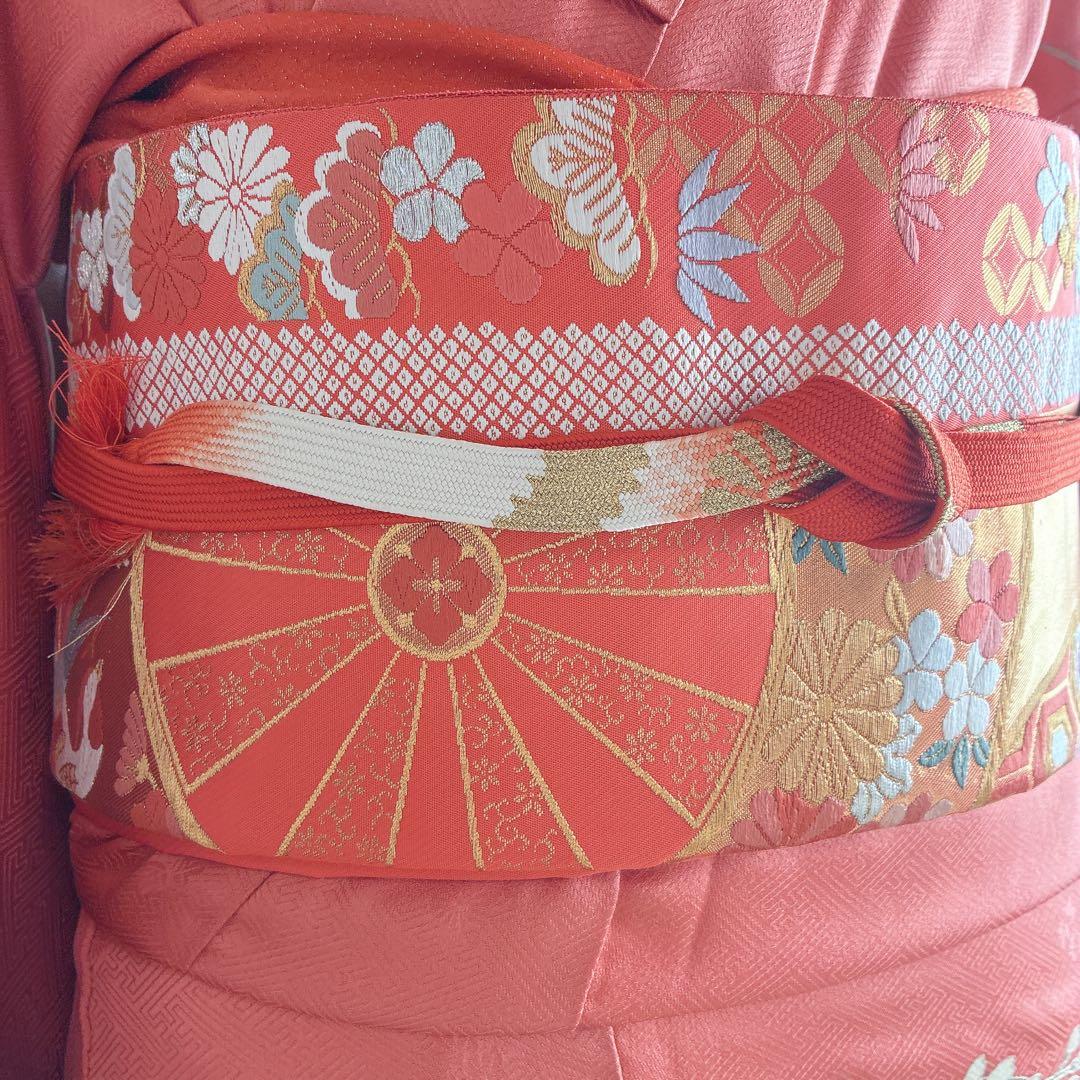 訪問着　フルセット　着物　トールサイズ　ロング丈　正絹　雅やか古典　G10