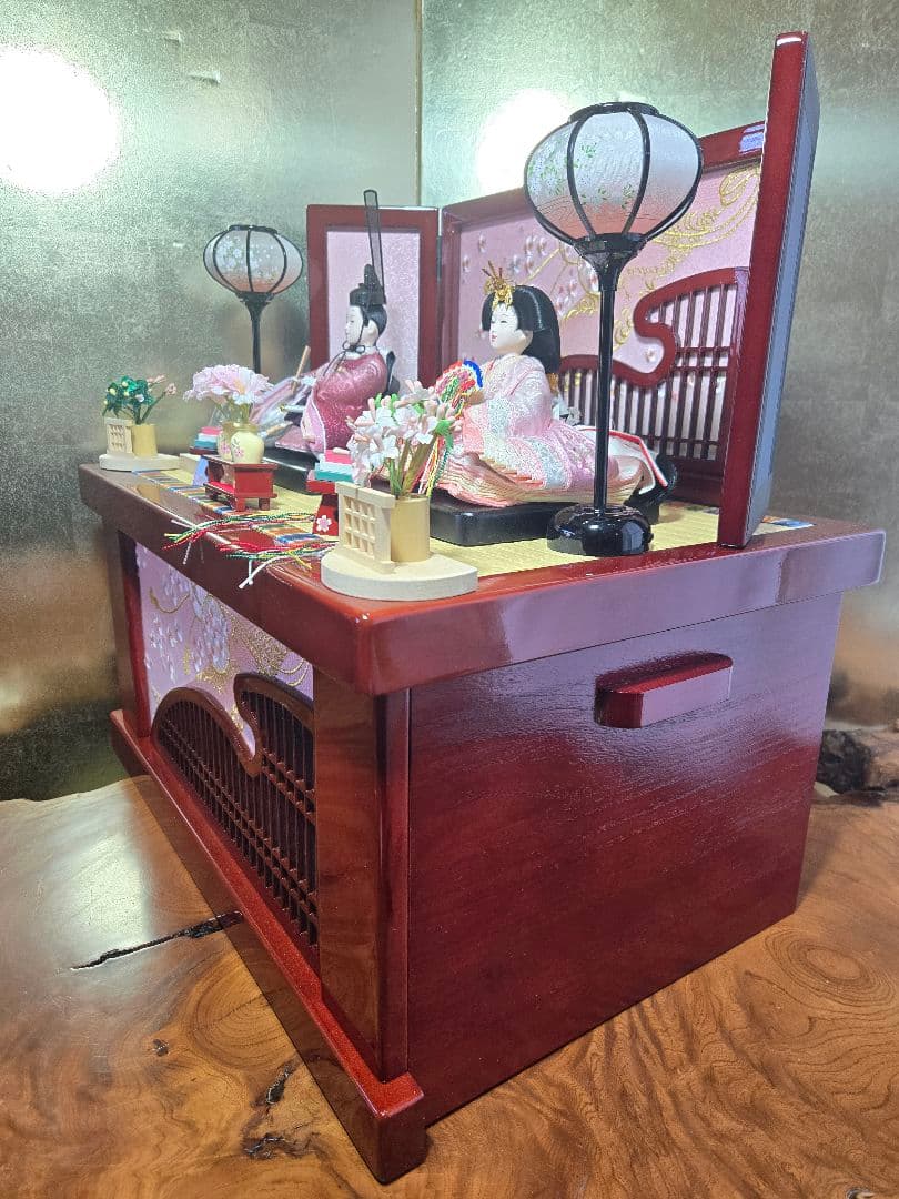 【一点限り】雛人形 収納飾り　SH52