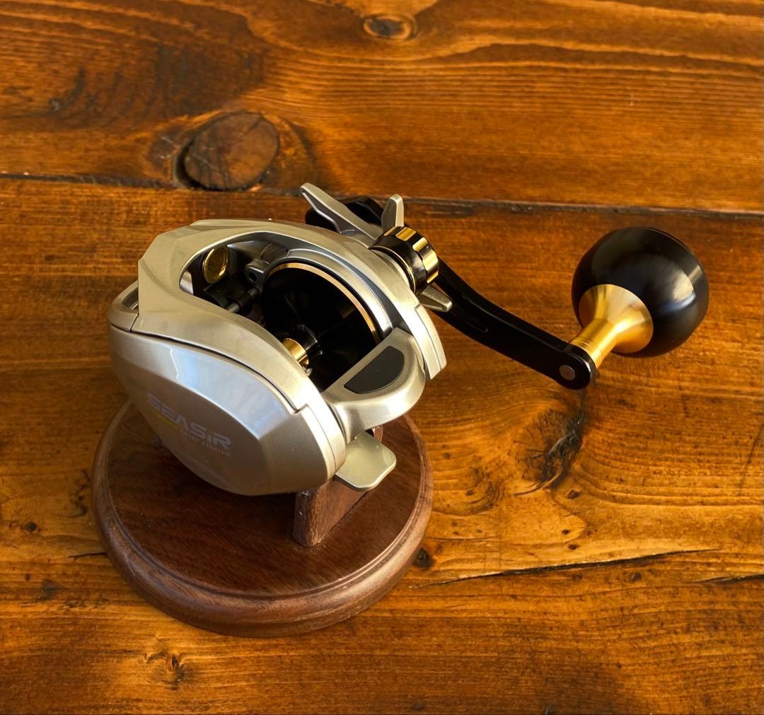 ジギングリール　右ハンドル　アルミボディ　最大ドラグ15kg 船釣り　海釣り