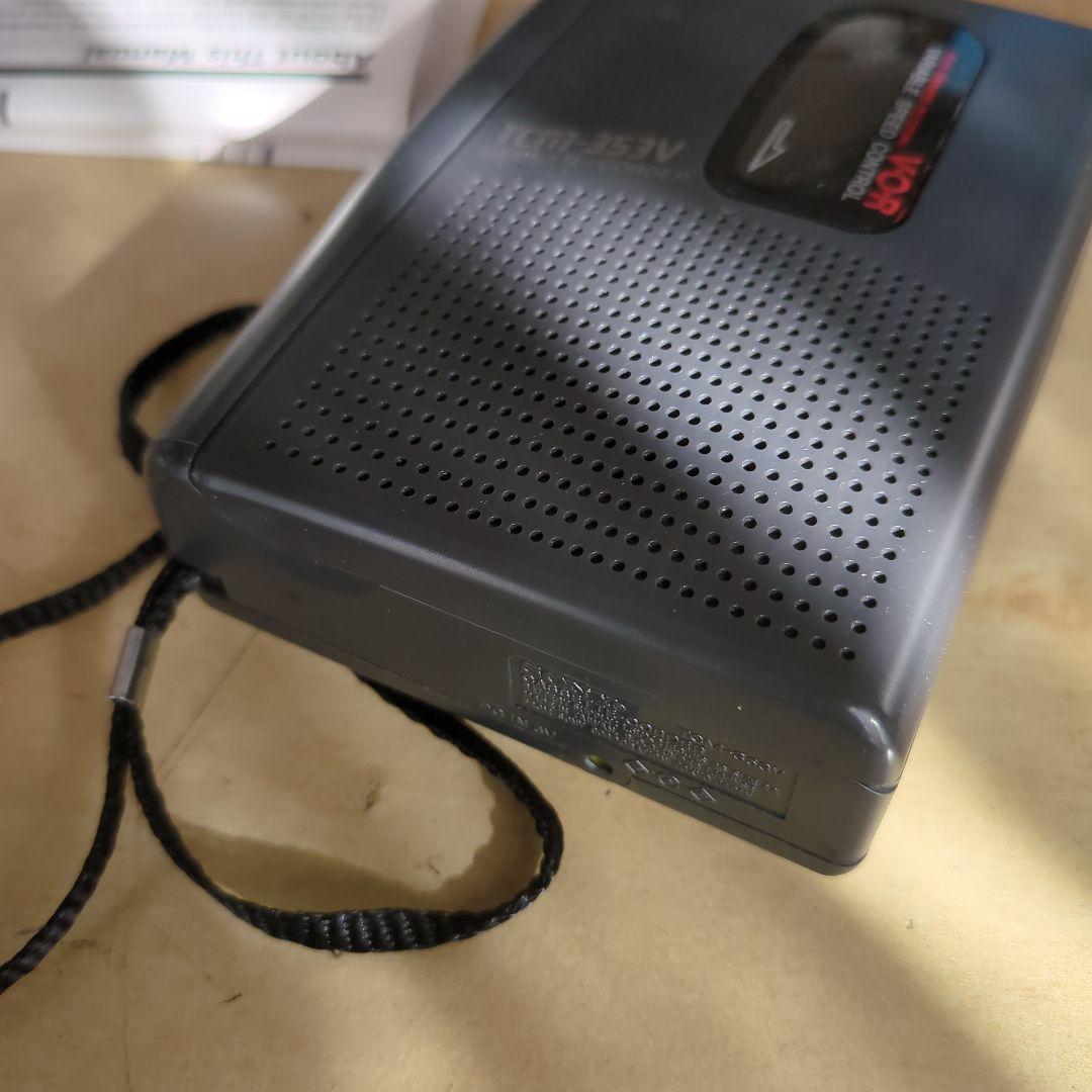 SONY TCM-353V カセットプレーヤー　ほぼ未使用　整備済み