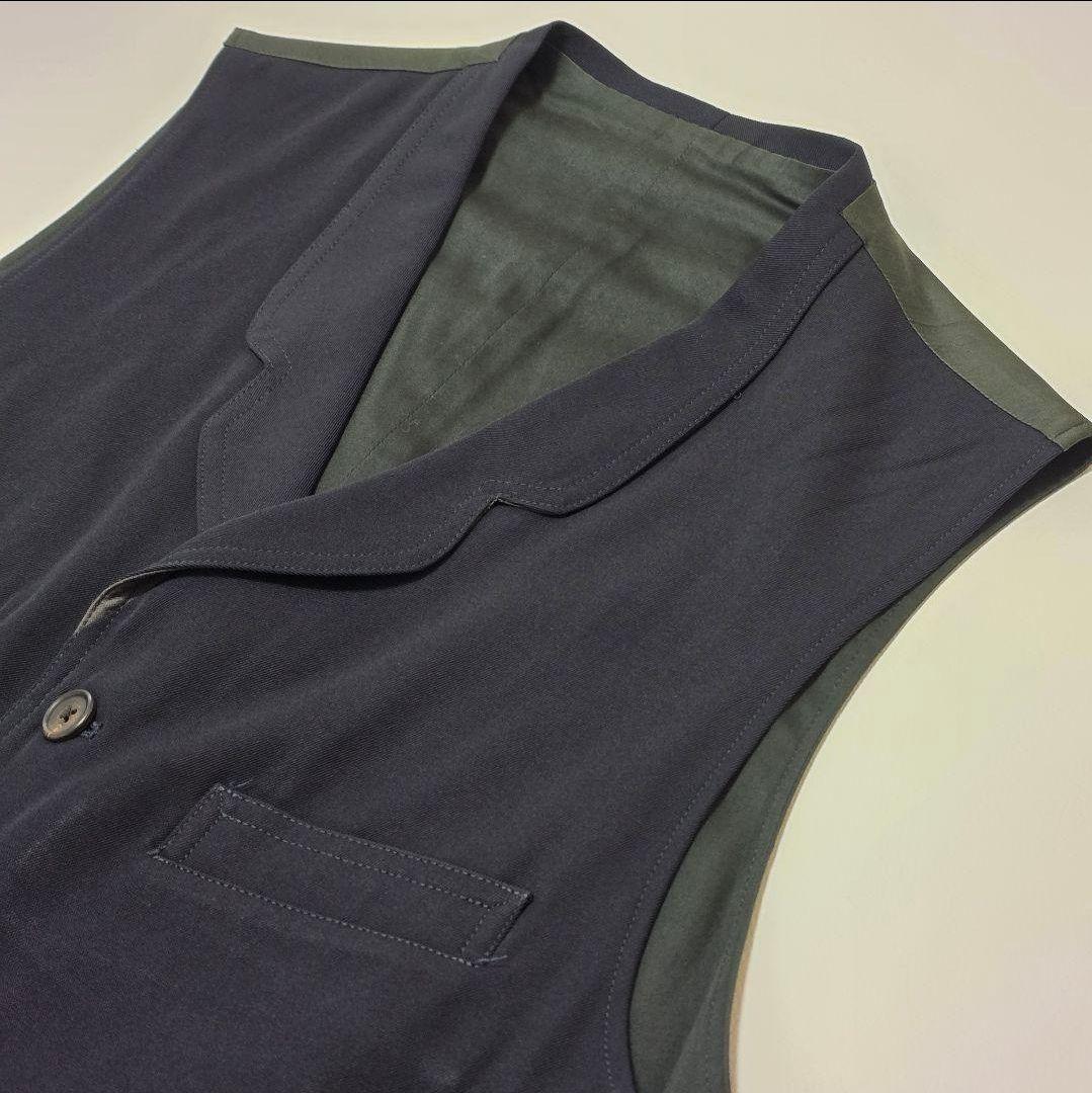 希少 匿名配送 Y's for men ワイズフォーメン 襟付 ベスト