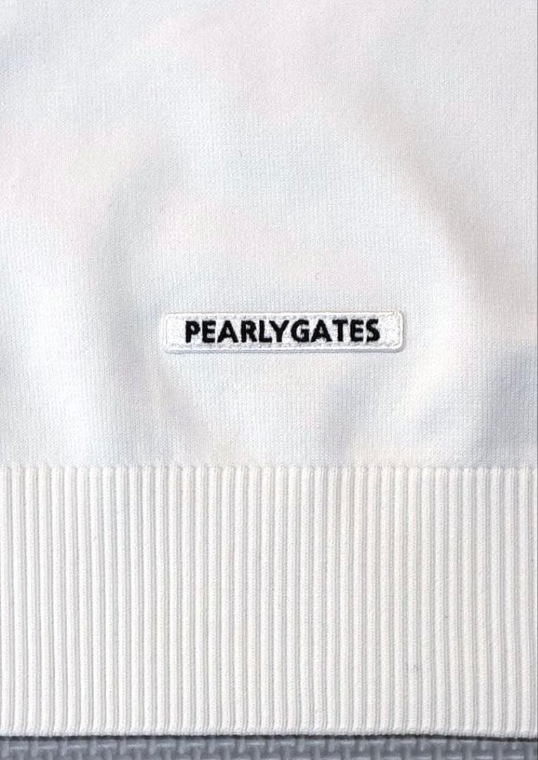 パーリーゲイツ 光栓50ポリエステルニットベスト（WHITE／5）