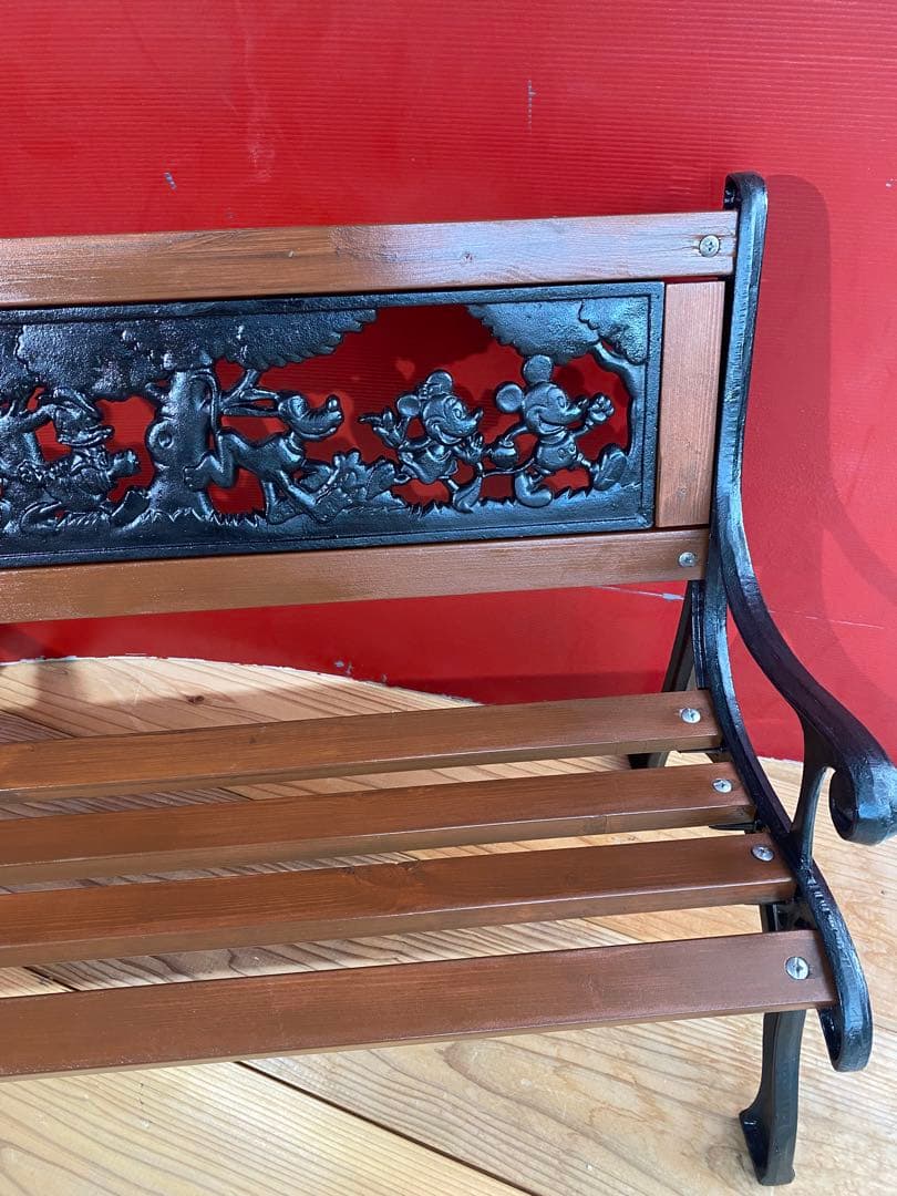 ✨廃盤✨希少✨ディズニー×タカショー　キッズファニチャー　アイアンガーデンベンチ