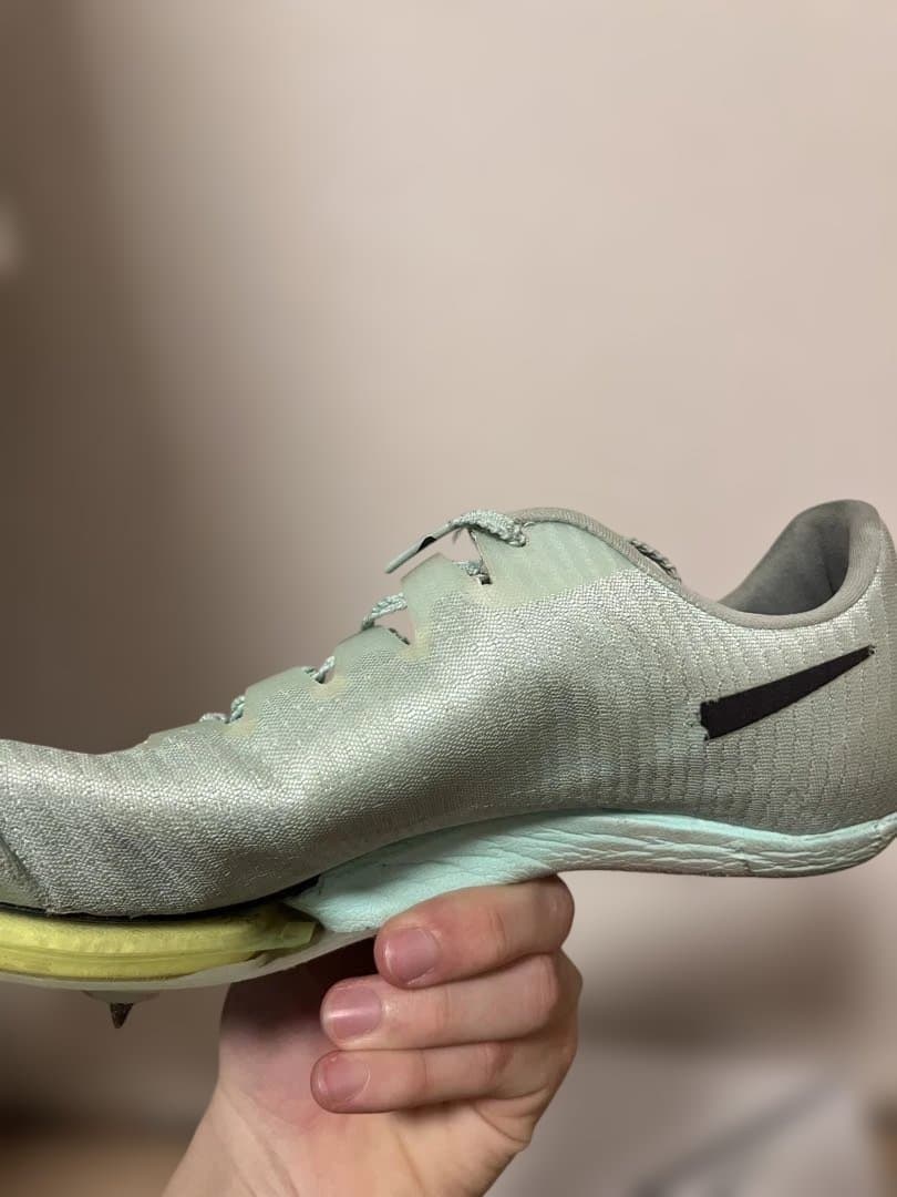 ナイキ エアーズームマックスフライ ミントグリーン 陸上 高反発 速い