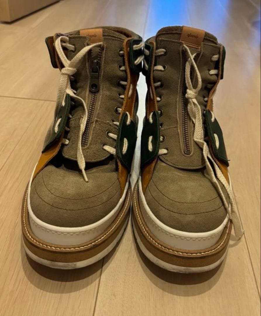 き*ん様 glamb コンバットジップスニーカー サイズ2（26.5）