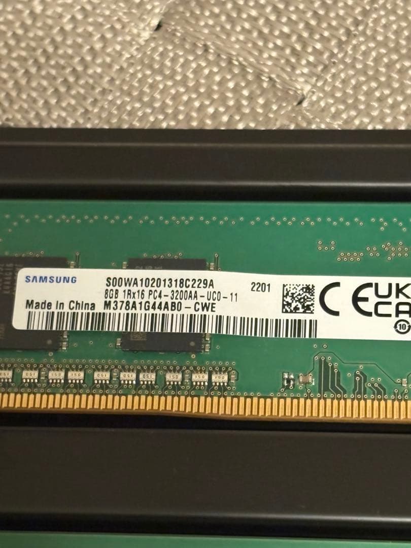Samsung DDR4 16GB(8gb×2) 3200MHz