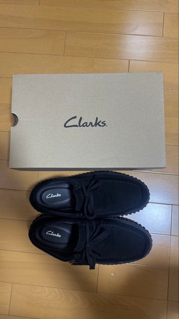 Clarks トーヒル ロー ブラック 25.5cm