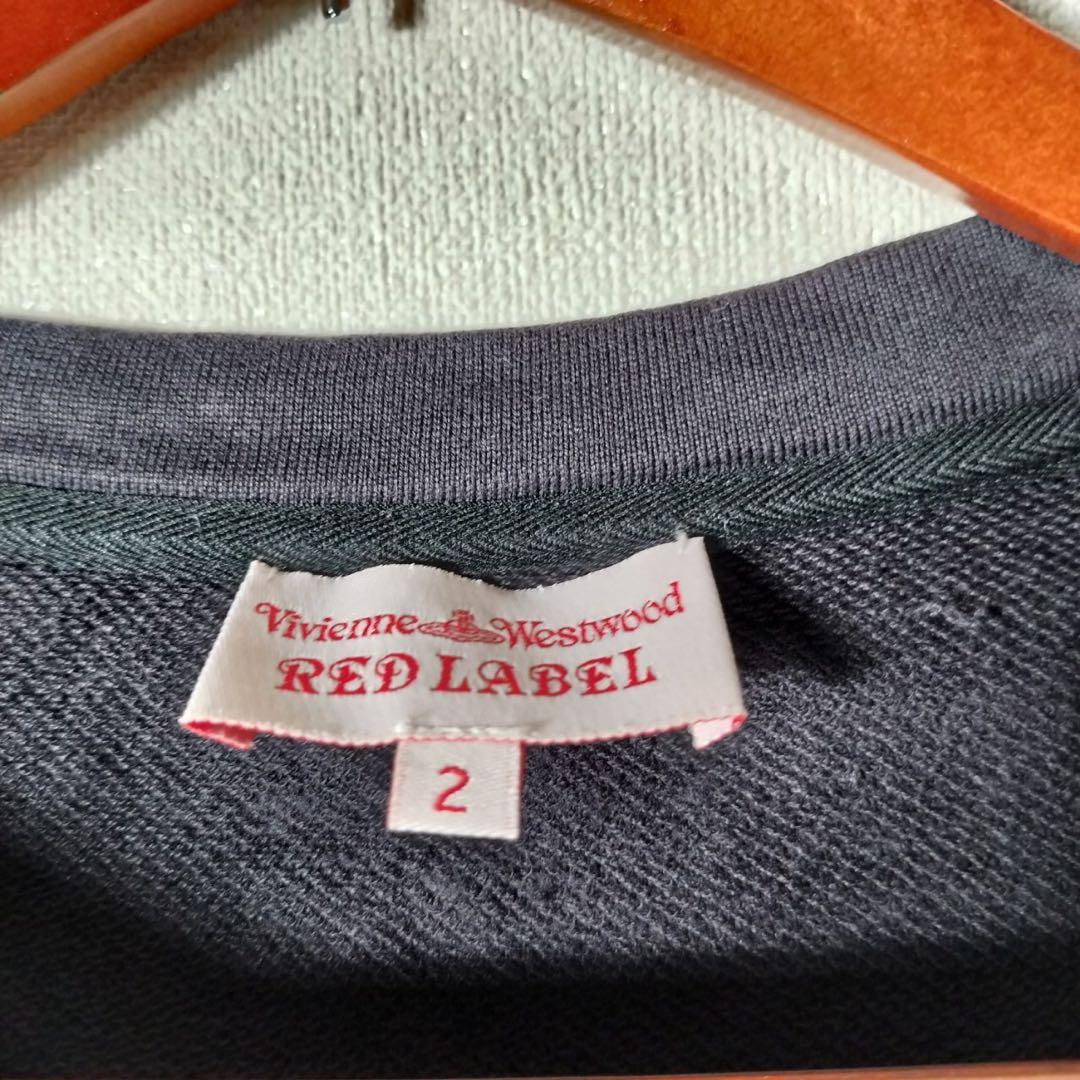 ヴィヴィアンウエストウッドレッドレーベル ラグランスウェット オーブ ショート丈