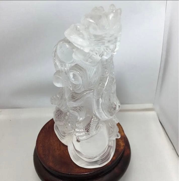 水晶龍彫り✨運気up✨最高のパワー❣️