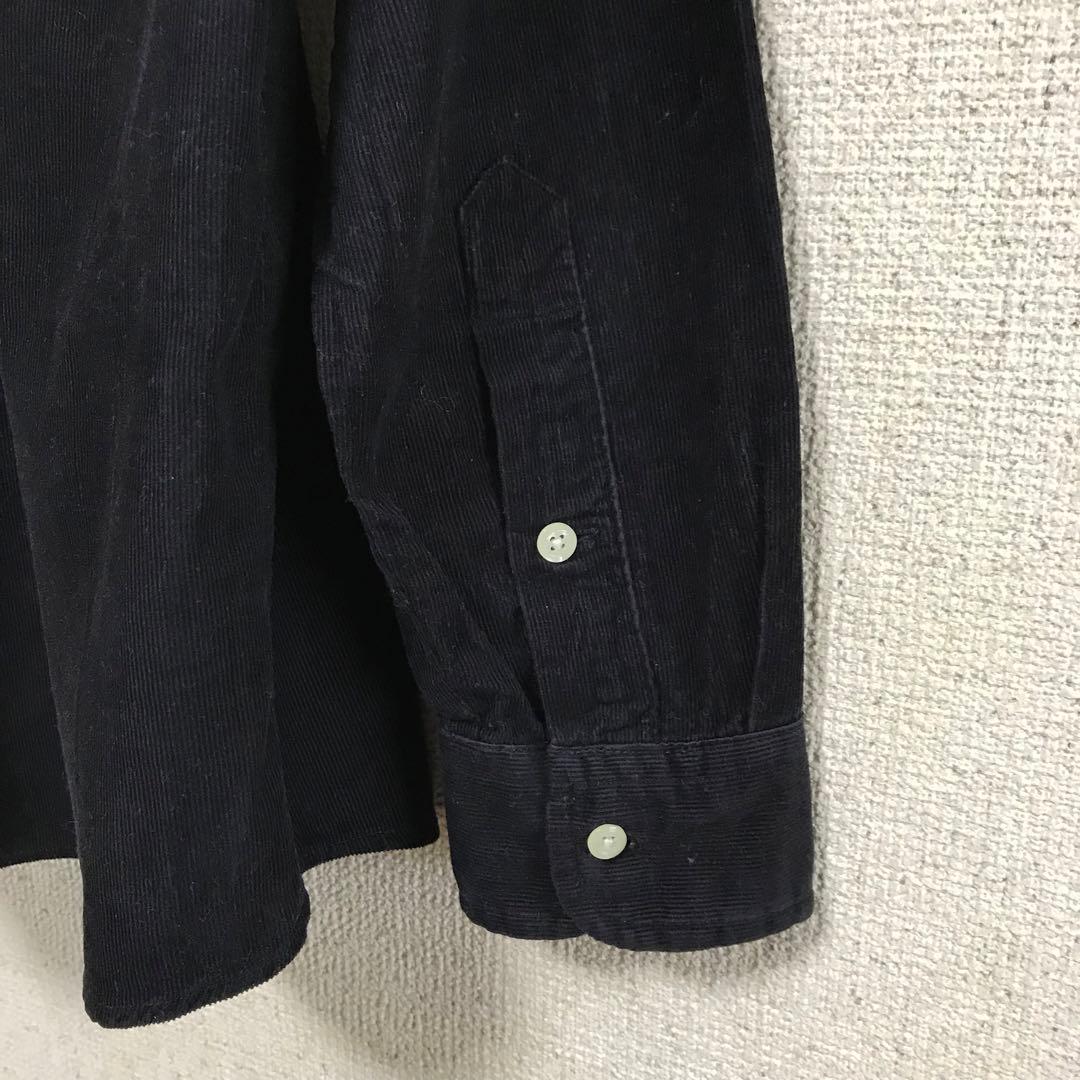 ポロラルフローレン　コーデュロイシャツ黒