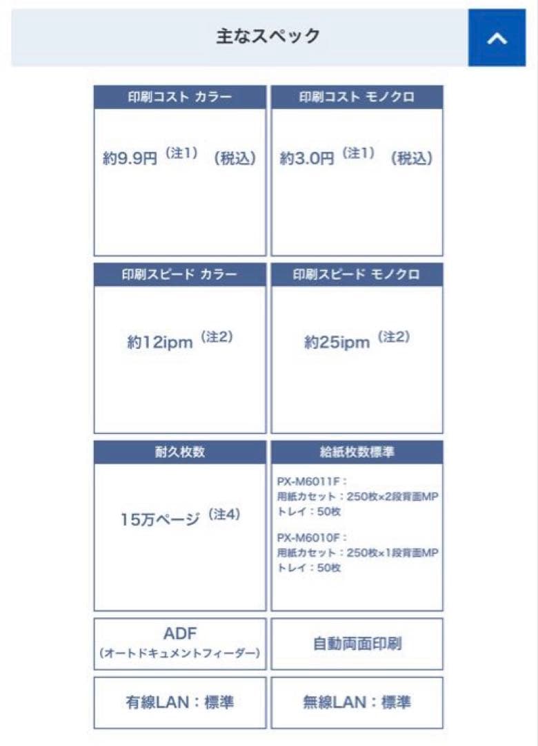 【新品　未開封】 PX-M6011F EPSONインクジェットプリンター複合機