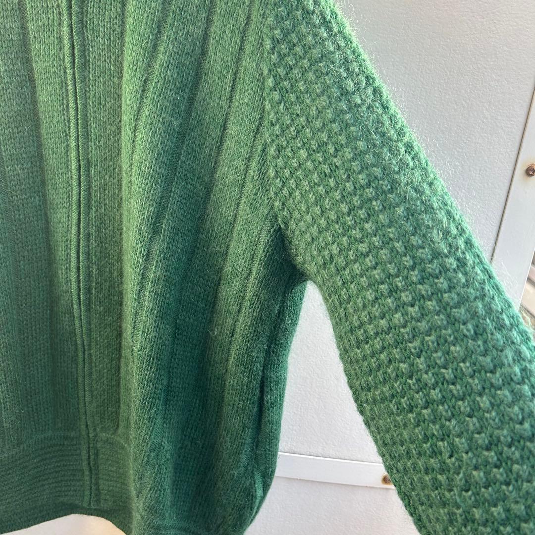 トップス 90s GUCCI zip up mohair knit