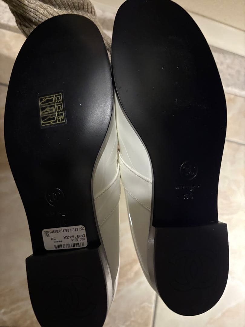 シャネル　メリージェーン　パンプス