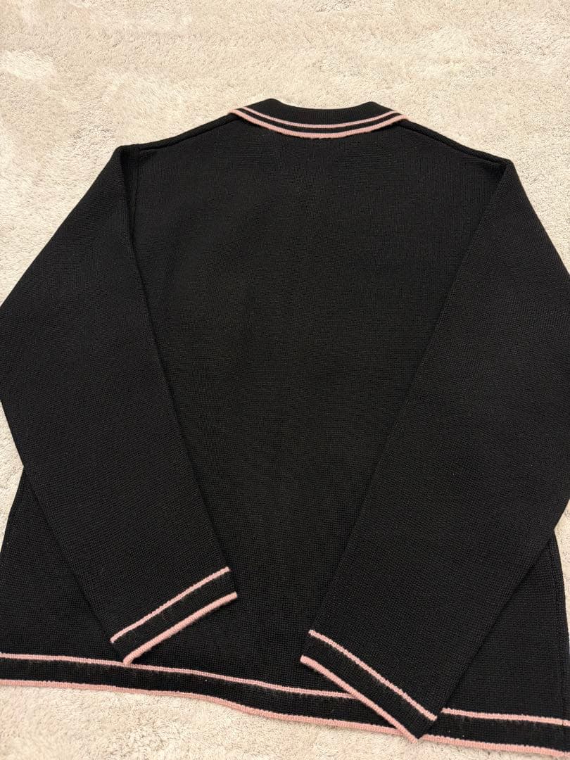 トップス supreme Zip Up Polo Sweater