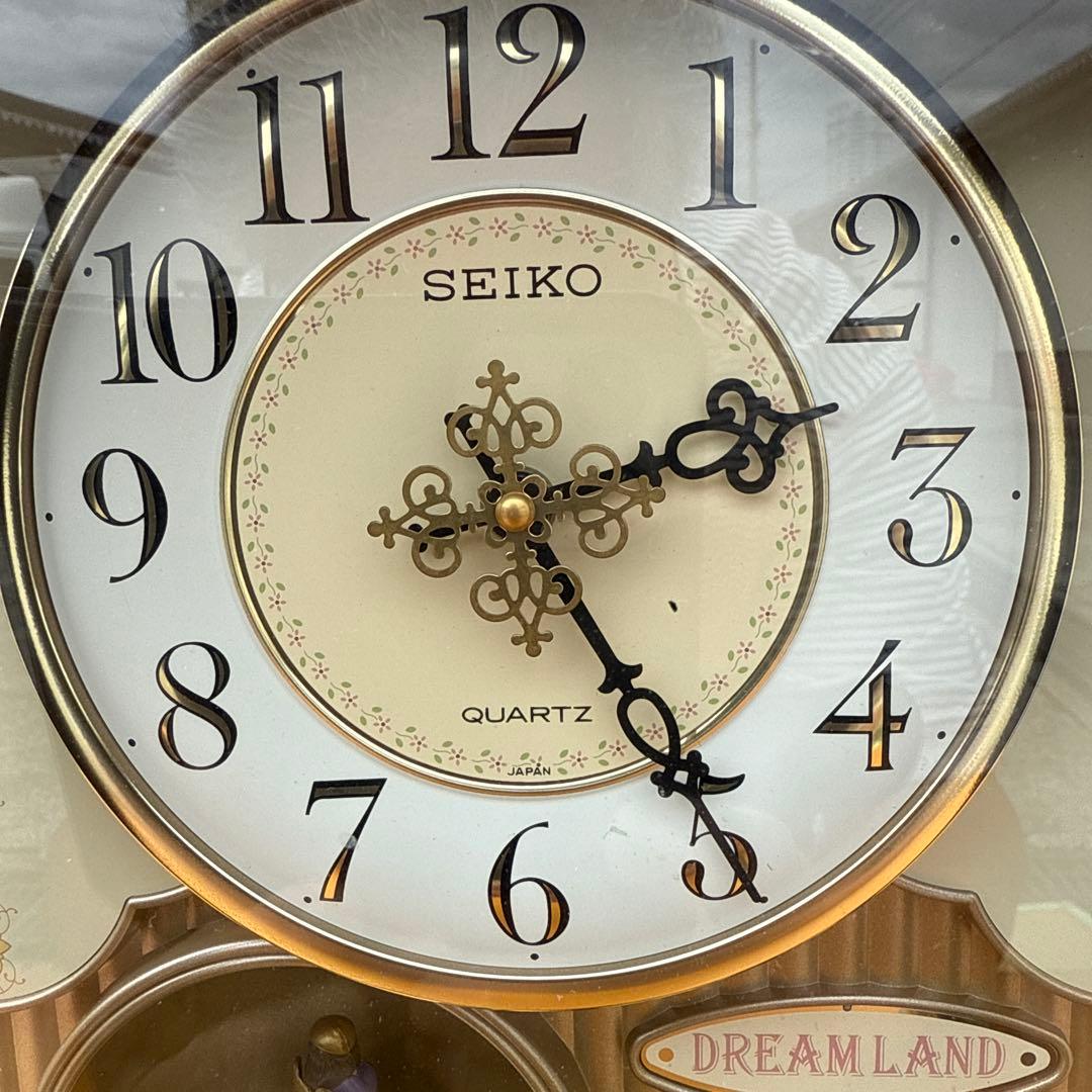 ヴィンテージ　希少　セイコードリーム時計、セイコーからくり時計