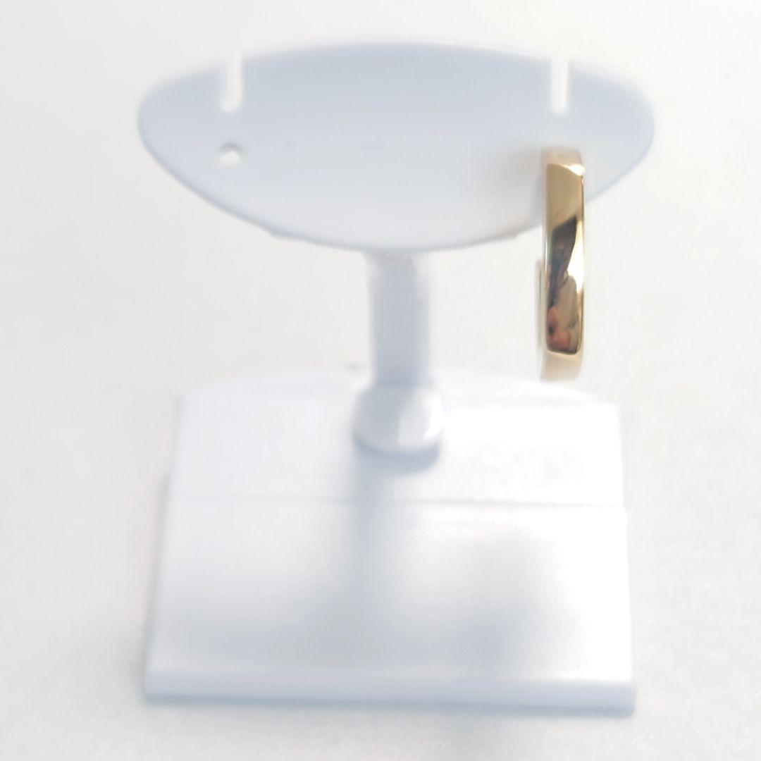 【希少】ティファニー K18 スクエア フープ ピアス 片耳用 5782