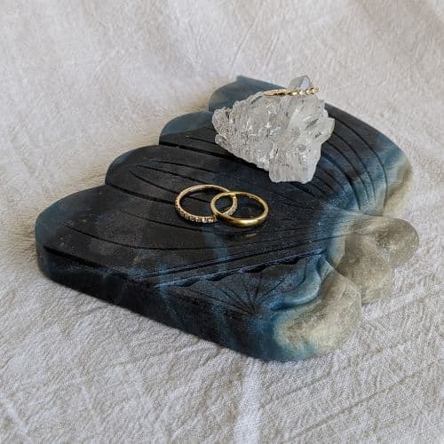 トロレアイト マーメイド 人魚 妖精 プレート 置物