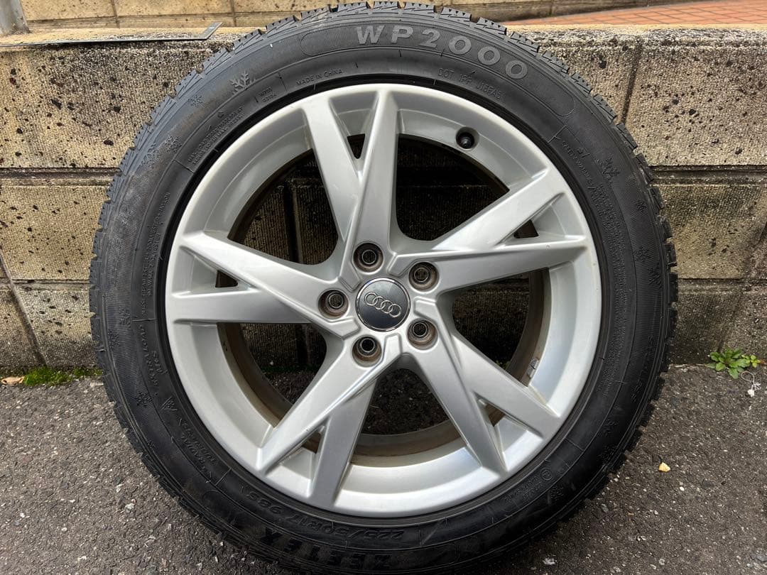 送料込 アウディ純正A4スタッドレス ホイール 4本セット225/50R17