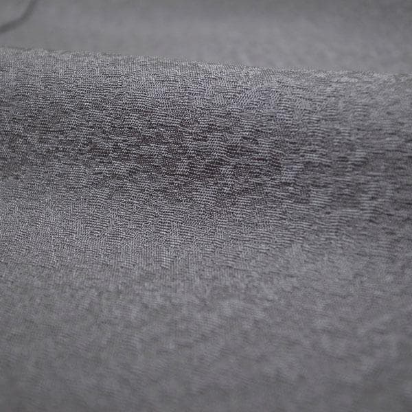 色無地 着物 袷 灰紫 地紋 セミフォーマル 絹 裄68 Ｌ 中古 sn1899