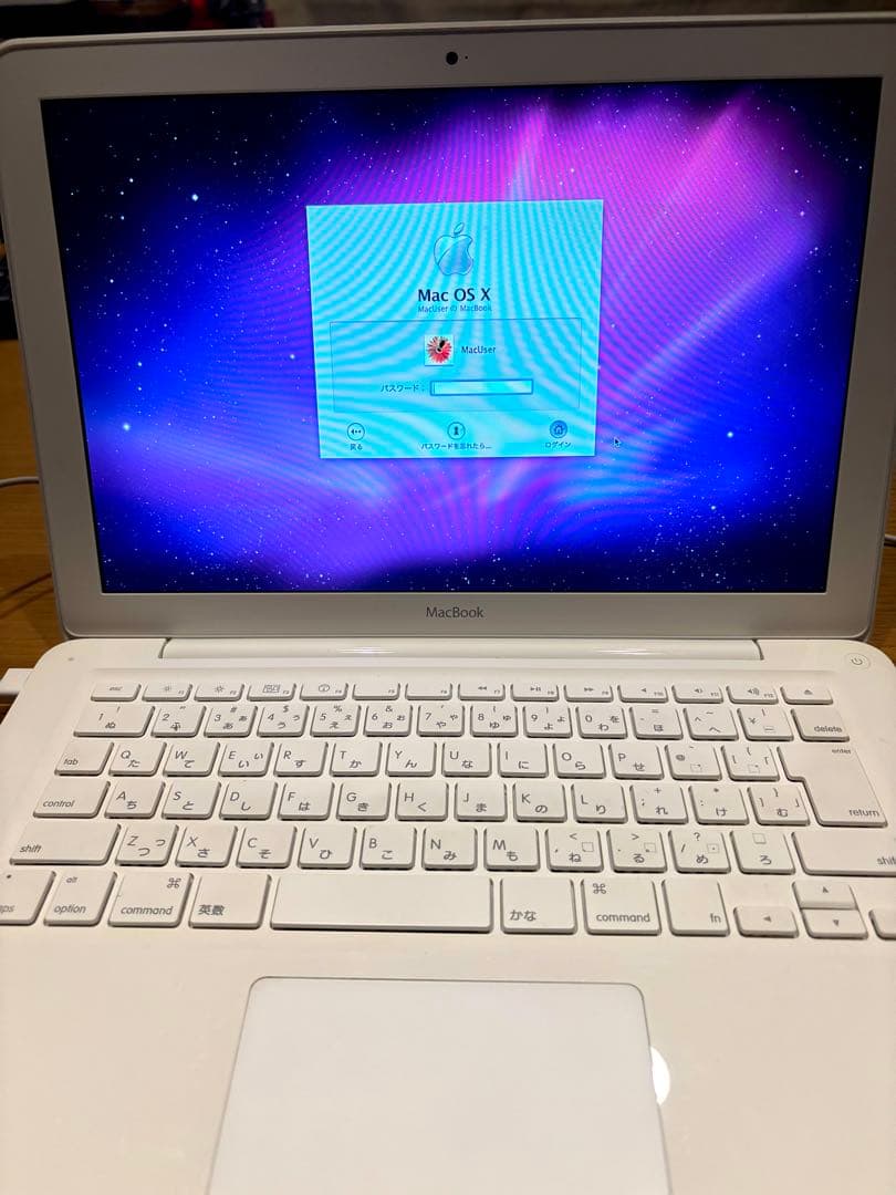 Apple MacBook 本体 Mac OS X  Leopard付属