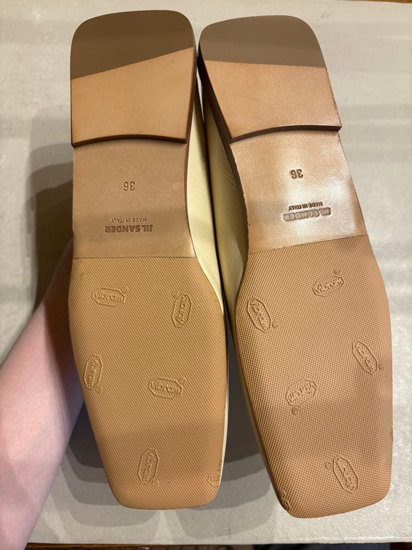 未使用JIL SANDERバレエシューズ36