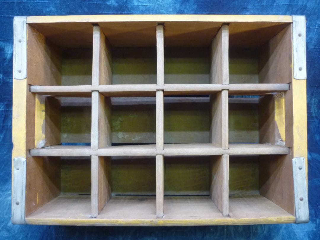 中古極美品 コカコーラ木箱 ホーム・サイズ 500ml瓶×12本 G16689