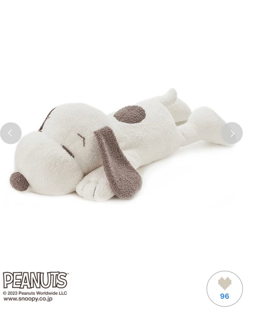 レア ジェラートピケ スヌーピー特大ぬいぐるみ＆ブランケットPEANUTS 完売