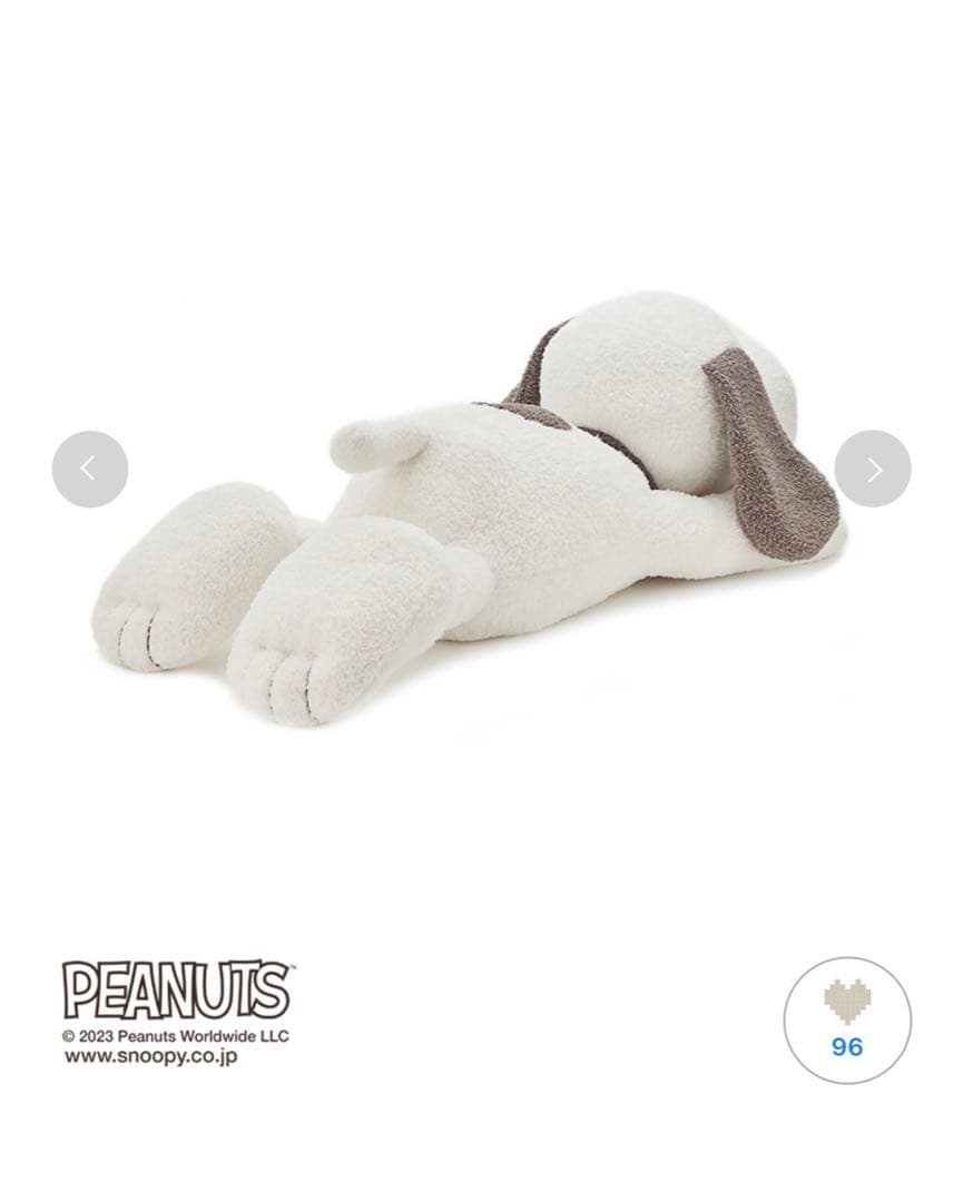 レア ジェラートピケ スヌーピー特大ぬいぐるみ＆ブランケットPEANUTS 完売