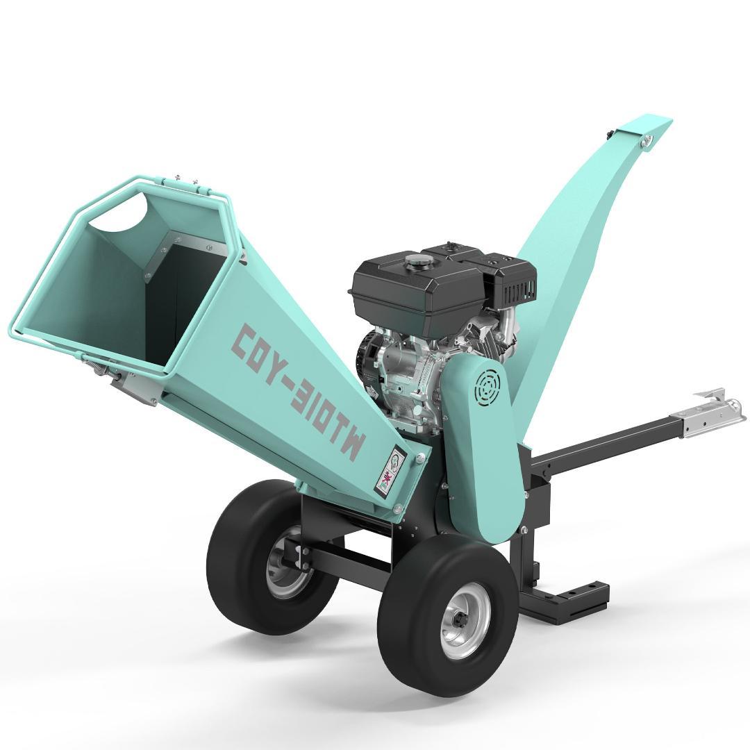 ウッドチッパー Kareyouエンジン粉砕機 木材最大130mm粉砕能力